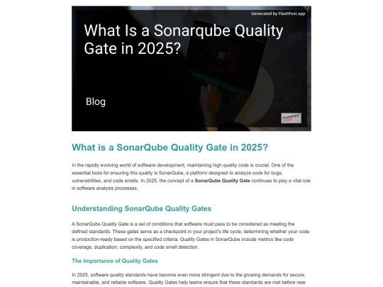 what-is-a-sonarqube-quality-gate-in-2025 screenshot