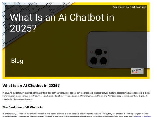 what-is-an-ai-chatbot-in-2025 screenshot