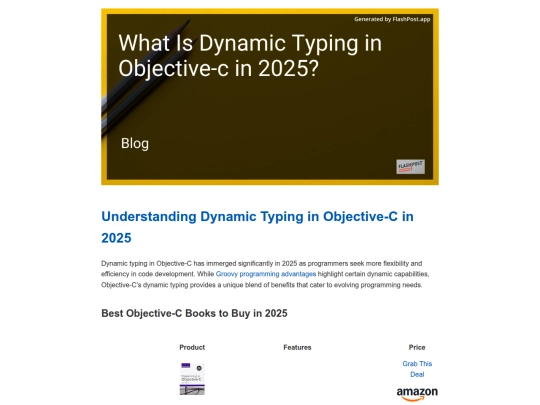 what-is-dynamic-typing-in-objective-c-in-2025 screenshot