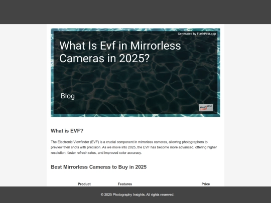 what-is-evf-in-mirrorless-cameras-in-2025 screenshot