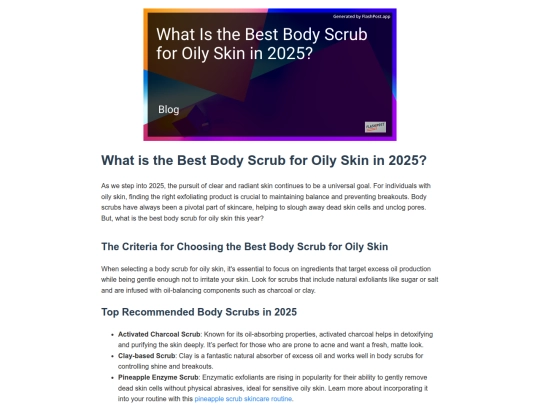 what-is-the-best-body-scrub-for-oily-skin-in-2025 screenshot