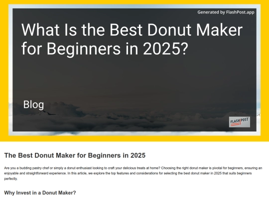 what-is-the-best-donut-maker-for-beginners-in-2025 screenshot