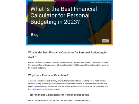 what-is-the-best-financial-calculator-for-personal-budgeting-in-2023 screenshot