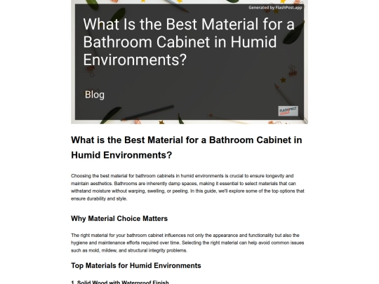 what-is-the-best-material-for-a-bathroom-cabinet-in-humid-environments screenshot