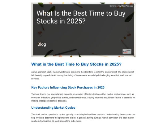 what-is-the-best-time-to-buy-stocks-in-2025 screenshot