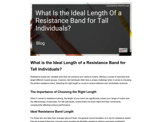 what-is-the-ideal-length-of-a-resistance-band-for-tall-individuals screenshot