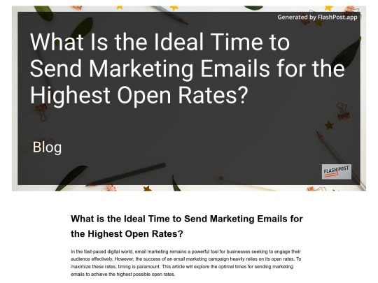 what-is-the-ideal-time-to-send-marketing-emails-for-the-highest-open-rates screenshot