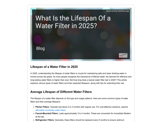 what-is-the-lifespan-of-a-water-filter-in-2025 screenshot