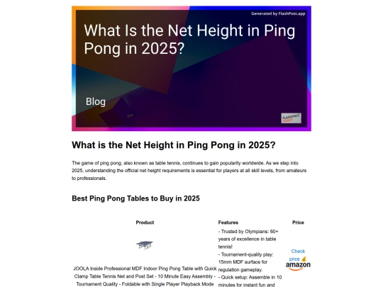 what-is-the-net-height-in-ping-pong-in-2025 screenshot