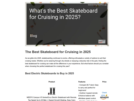 what-s-the-best-skateboard-for-cruising-in-2025 screenshot