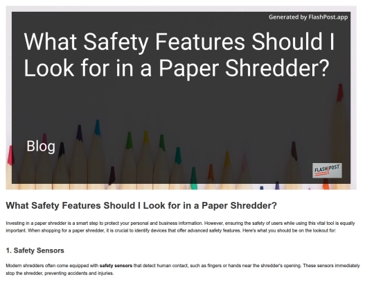 what-safety-features-should-i-look-for-in-a-paper-shredder screenshot