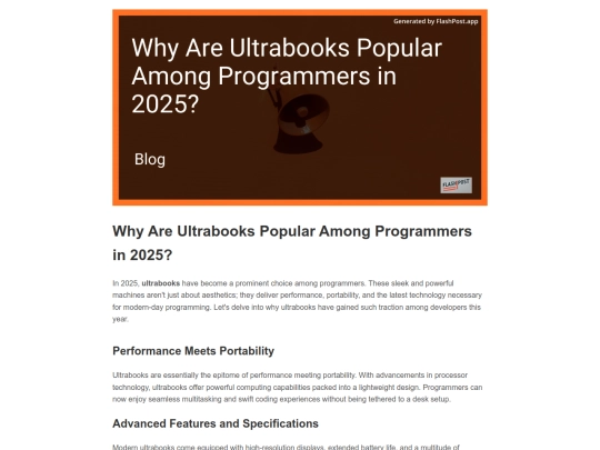 why-are-ultrabooks-popular-among-programmers-in-2025 screenshot