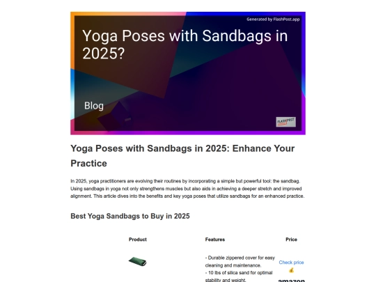 yoga-poses-with-sandbags-in-2025 screenshot