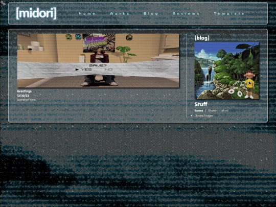 blog screenshot