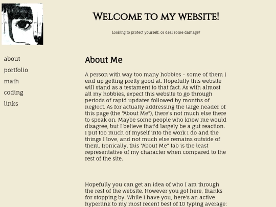 aboutme screenshot