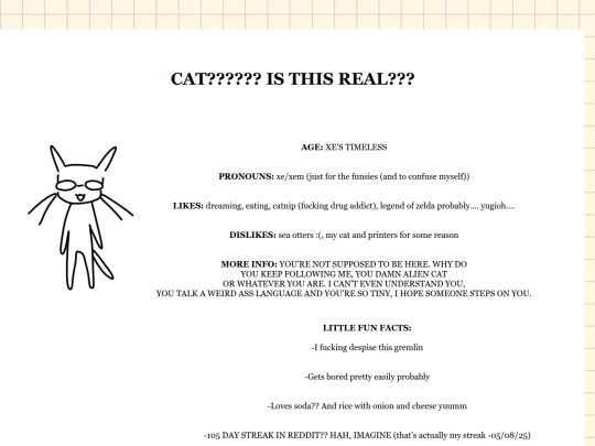 catpage screenshot