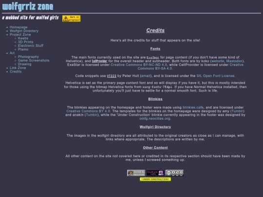 credits screenshot