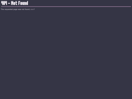 not_found screenshot