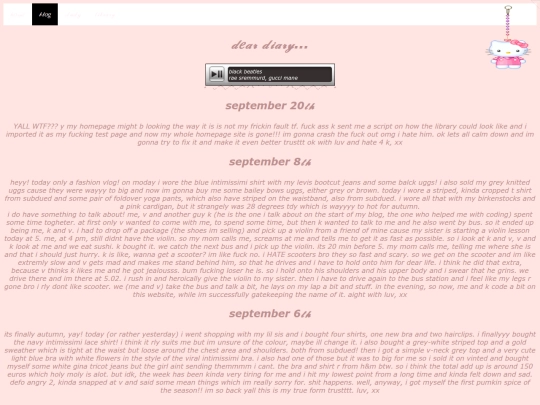 blog screenshot