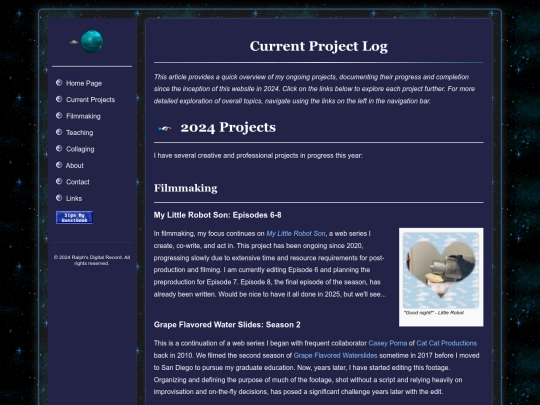 currentprojectlog screenshot