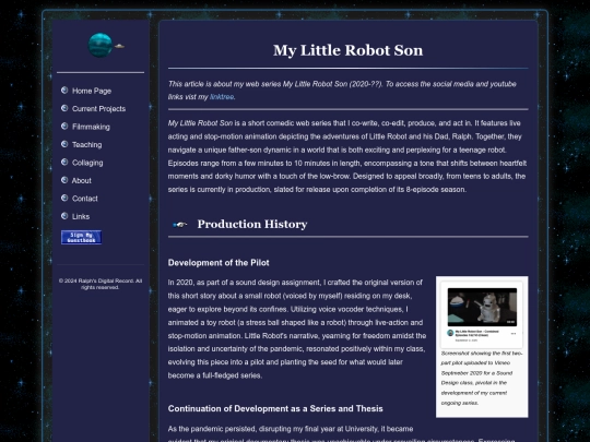 filmmaking/mylittlerobotson screenshot