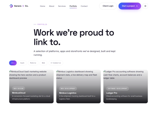 portfolio screenshot