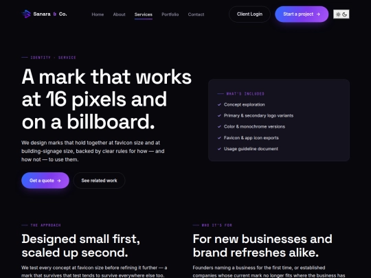 services/logo-design screenshot