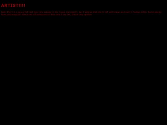 Artist screenshot