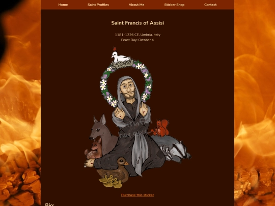 saints/francis screenshot