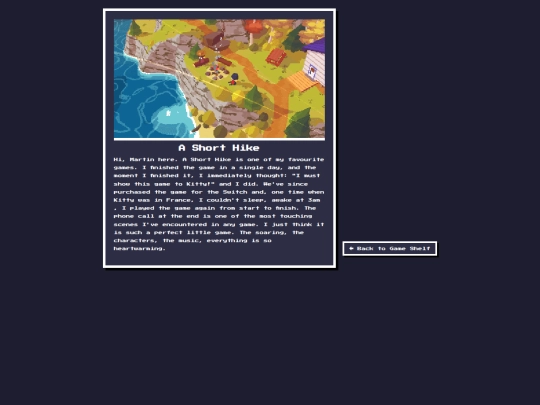 games/shorthike screenshot
