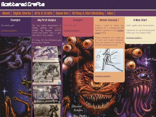 blog screenshot