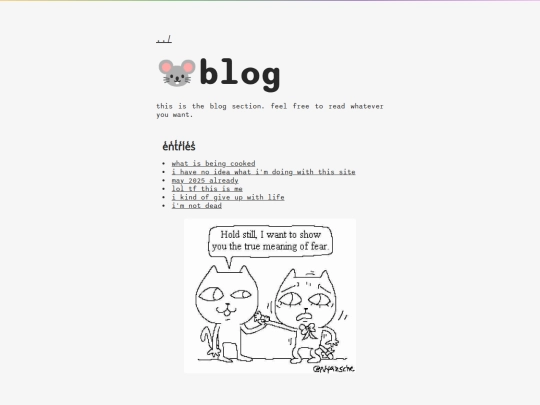 blog screenshot