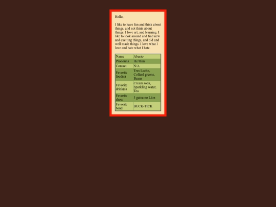links n stuff/aboutme screenshot