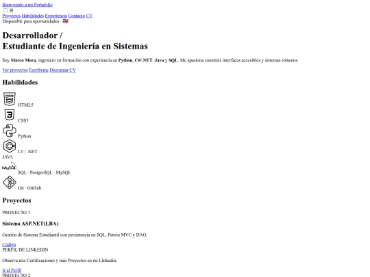 index screenshot
