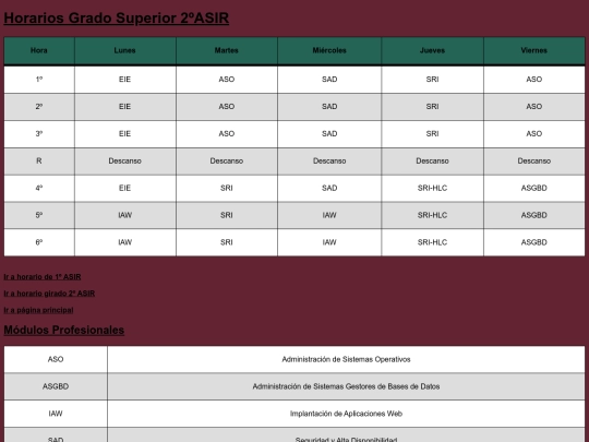 horario2 screenshot