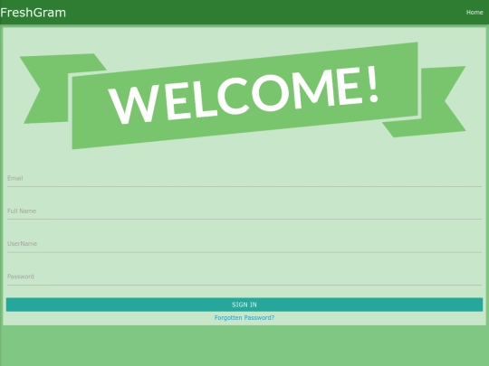 newUser screenshot