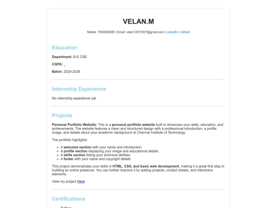 index screenshot