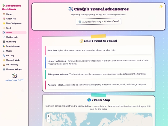 travel screenshot