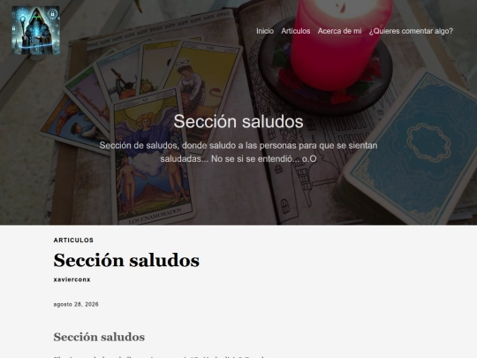 articulos/saludos screenshot