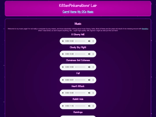 Music screenshot