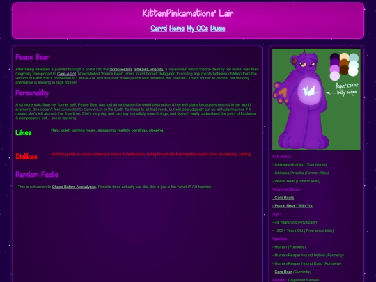 wiki/F - Care Bears/Peace Bear screenshot