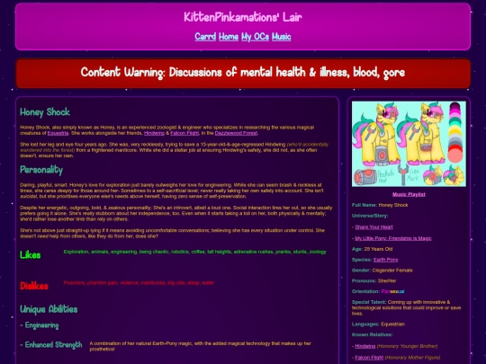 wiki/F - MLP/Honey Shock screenshot
