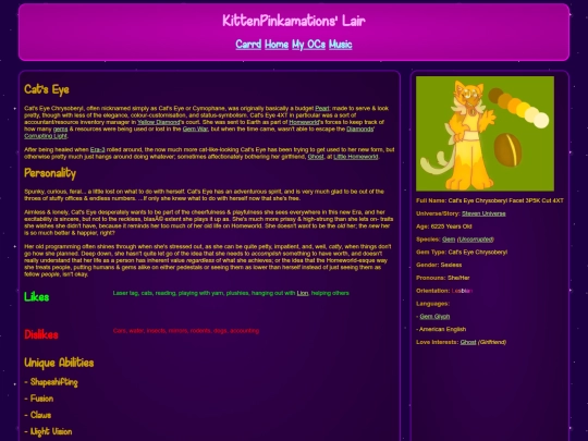 wiki/F - SU/Cats Eye screenshot