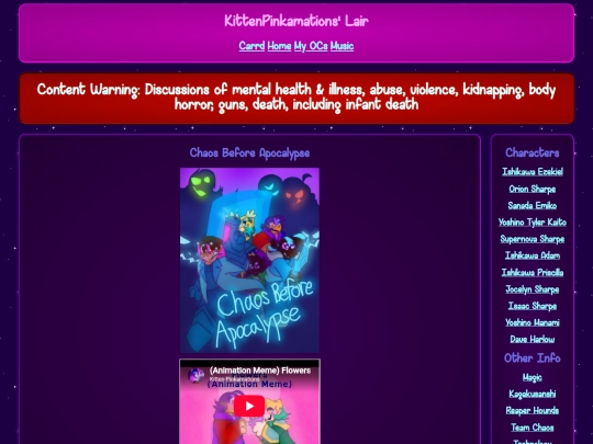 wiki/OC - Chaos Before Apocalypse/Chaos Before Apocalypse screenshot
