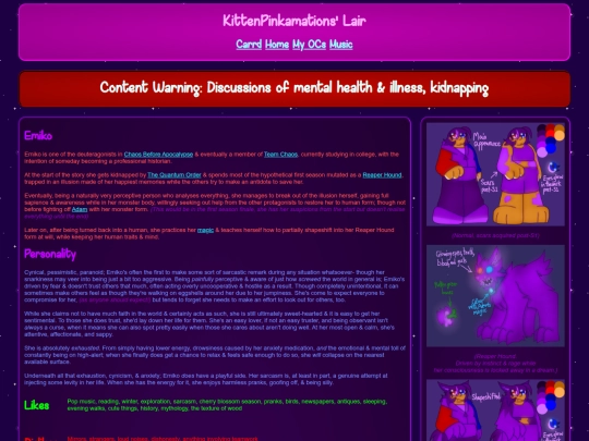 wiki/OC - Chaos Before Apocalypse/Emiko screenshot