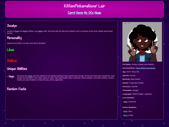 wiki/OC - Chaos Before Apocalypse/Jocelyn screenshot