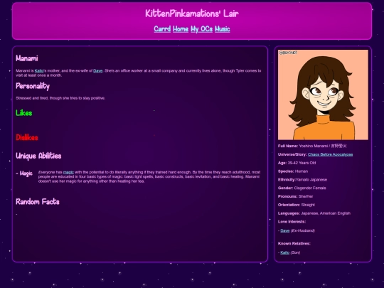 wiki/OC - Chaos Before Apocalypse/Manami screenshot