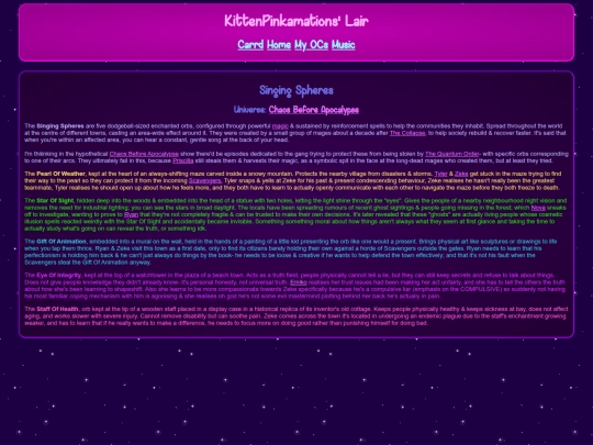wiki/OC - Chaos Before Apocalypse/Singing Spheres screenshot