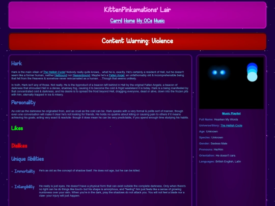 wiki/OC - The Hellish Cycle/Hark screenshot