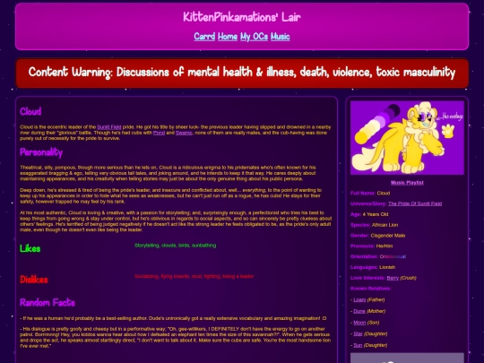 wiki/OC - The Pride Of Sunlit Field/Cloud screenshot